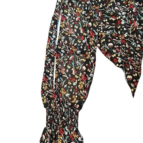 Rachel Rachel Roy Key Hole Floral Fully Lined Fit & Flare Dress - Picture 12 of 15